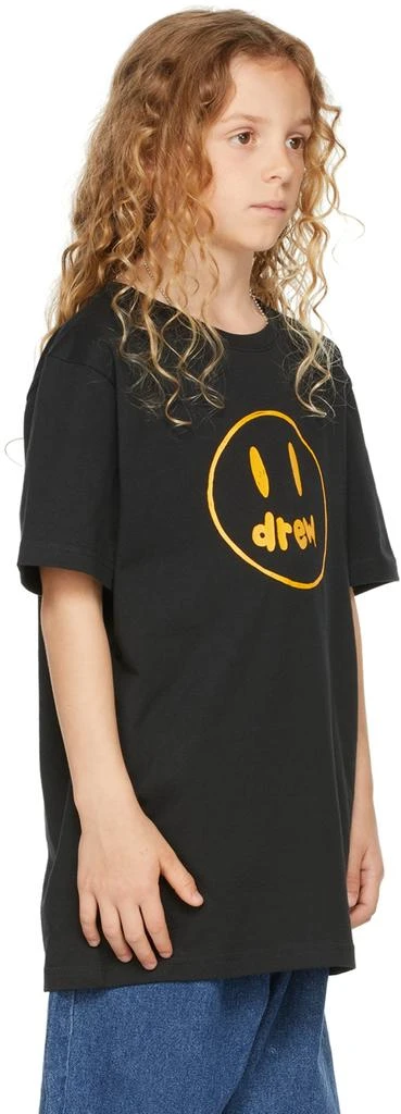 商品Drew House|SSENSE Exclusive Kids Black Painted Mascot T-Shirt,价格¥488,第2张图片详细描述