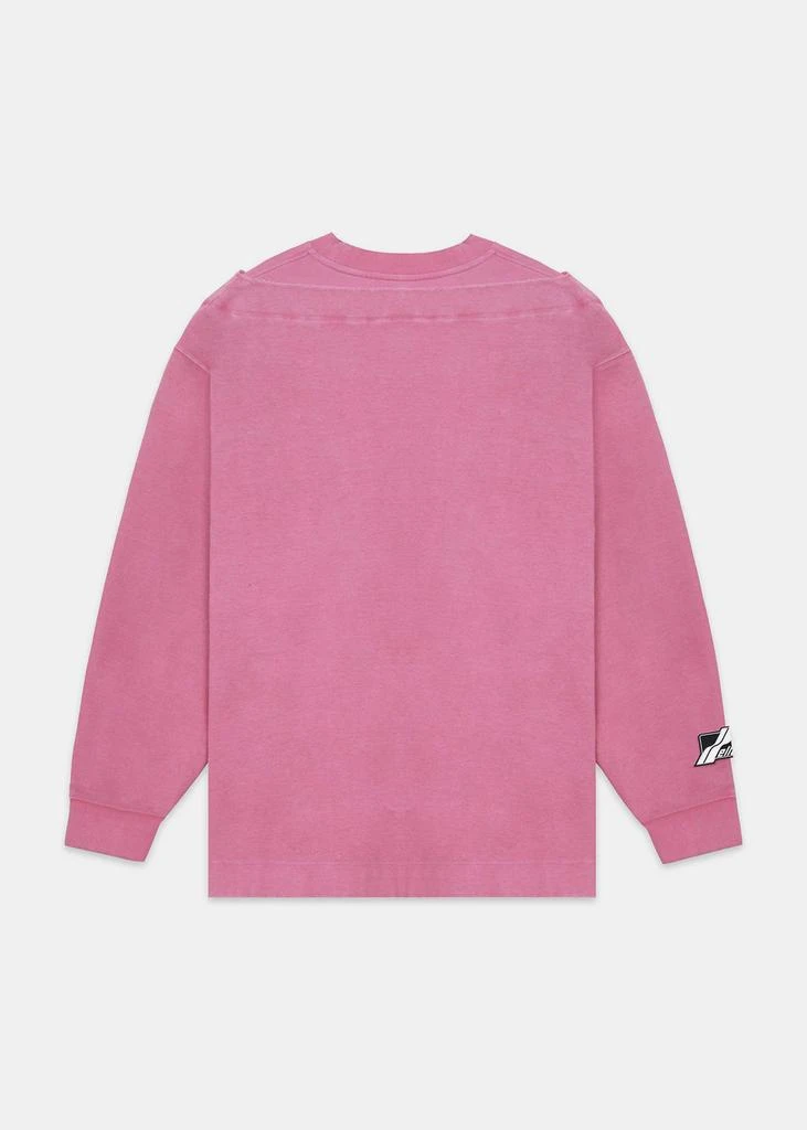 商品We11done|WE11DONE Pink Oversized Boat Neck T-Shirt,价格¥3815,第2张图片详细描述