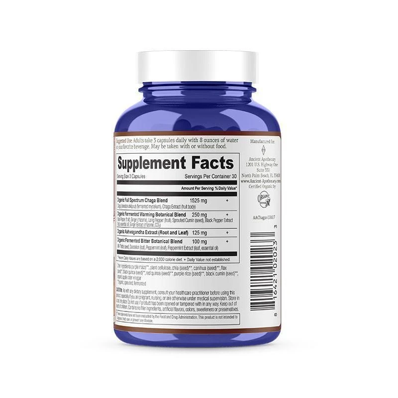 商品Ancient Nutrition|白桦茸胶囊,价格¥198,第4张图片详细描述