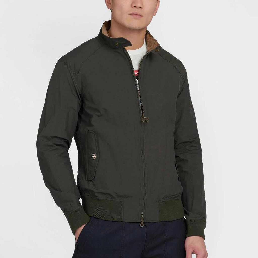 商品Barbour|Barbour International x Steve McQueen Rectifier Harrington Casual Cotton-Blend Jacket,价格¥827,第1张图片