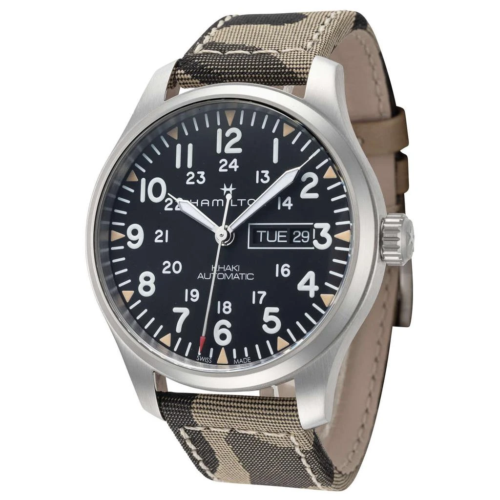 商品Hamilton|Hamilton Khaki Field 自动 手表,价格¥3755,第1张图片