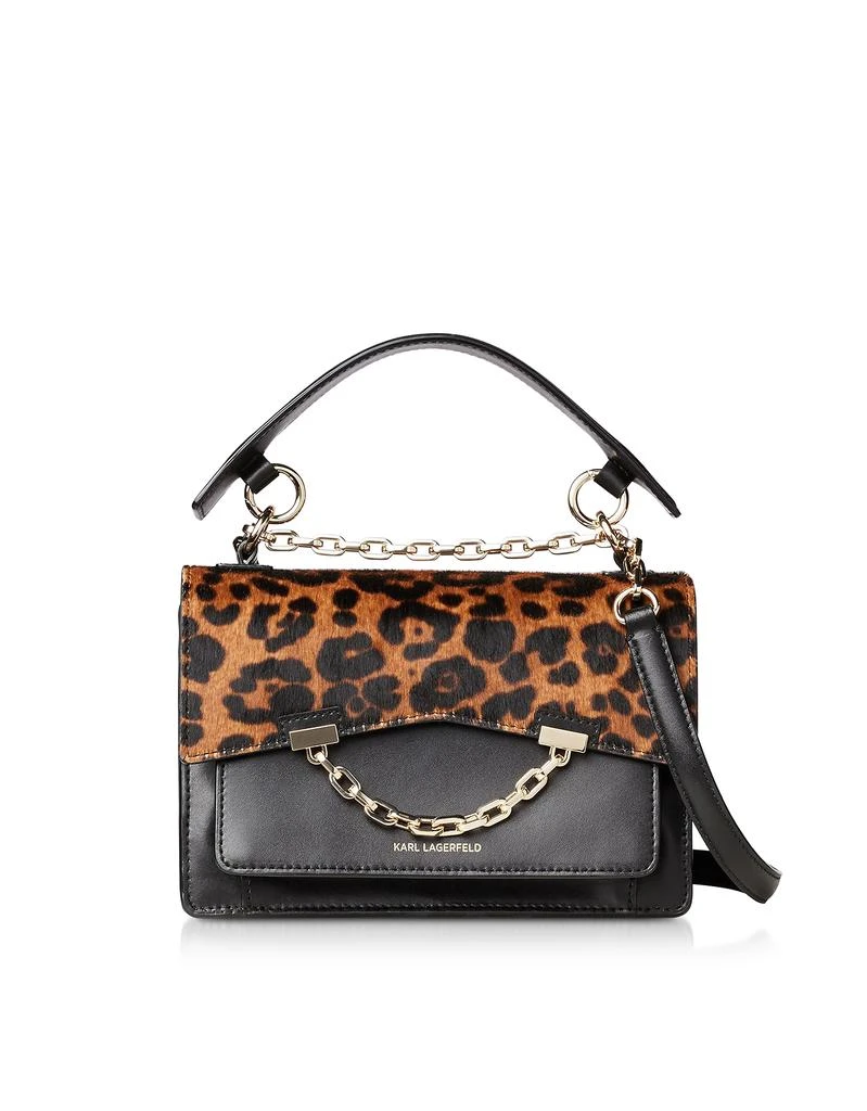 商品Karl Lagerfeld Paris|K / Karl Seven豹纹单肩包,价格¥1568,第1张图片