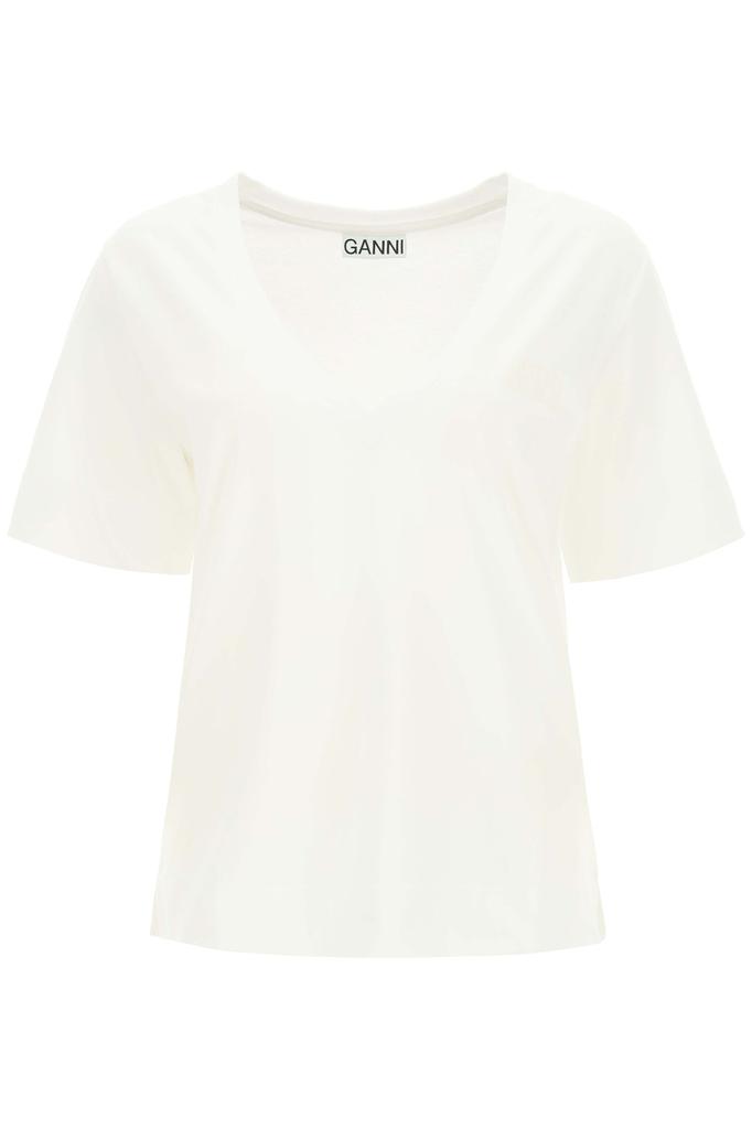 Ganni software t-shirt logo print商品第1张图片规格展示