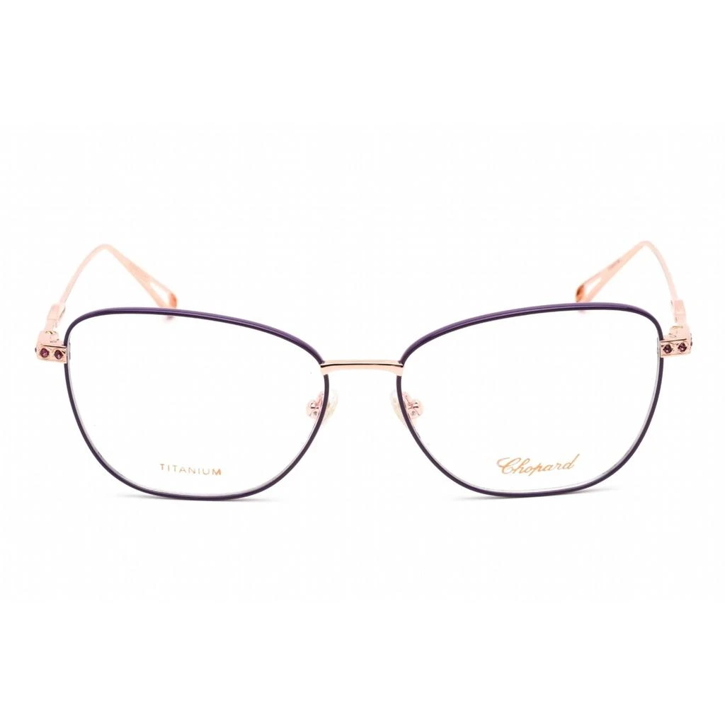 商品Chopard|Chopard Women's Eyeglasses - Shiny Copper Gold Metal Cat Eye Frame | VCHD52S 08MZ,价格¥1429,第2张图片详细描述