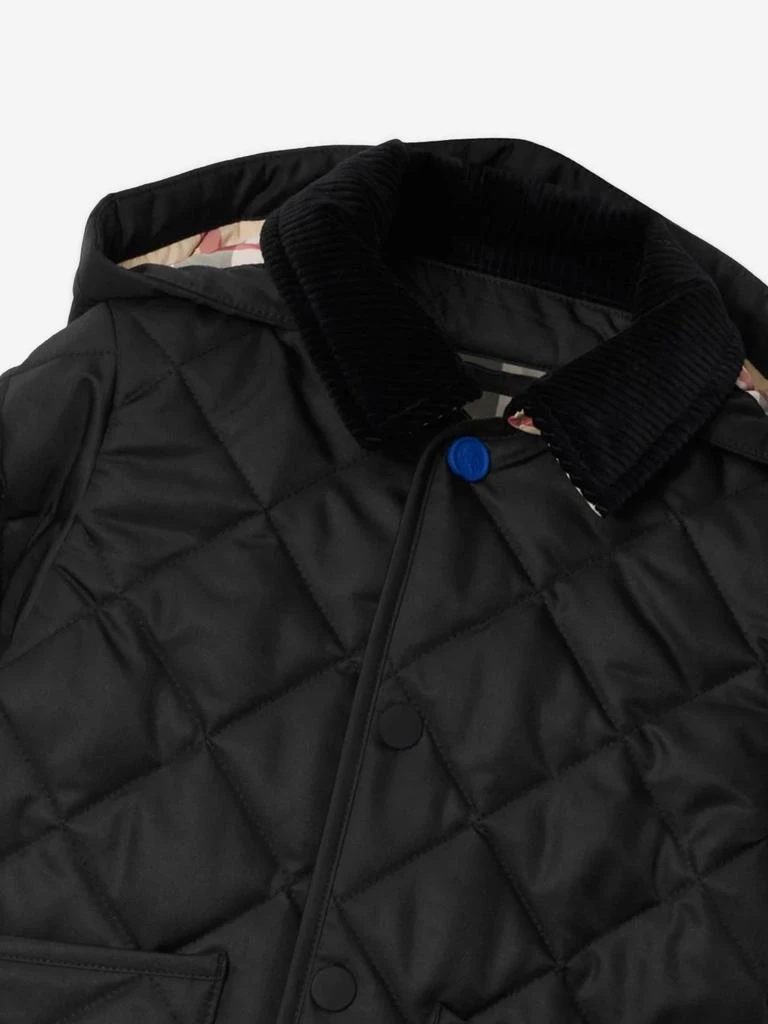 商品Burberry|Burberry Baby Boys Mini Rowan Quilted Jacket in Black,价格¥4567,第3张图片详细描述