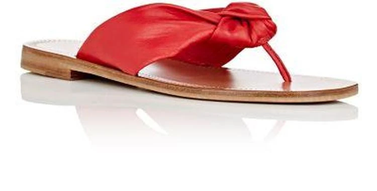 商品Diane von Furstenberg|Etna Leather Thong Sandals,价格¥588,第2张图片详细描述