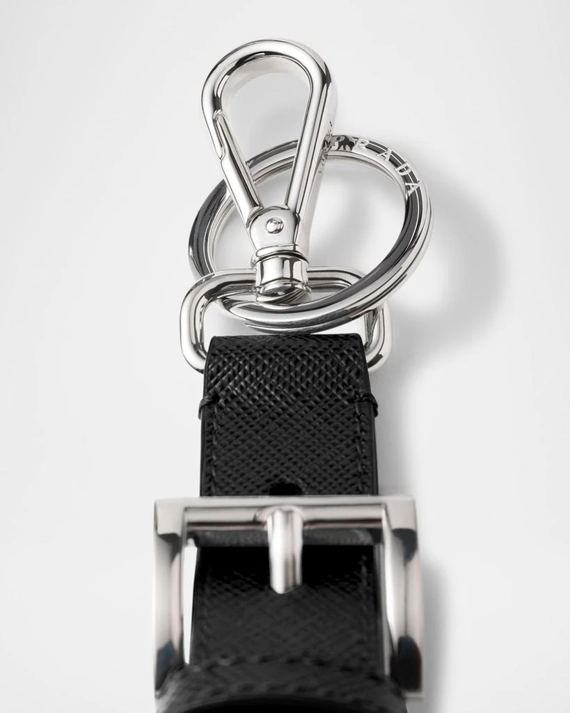 商品Prada|Men's Saffiano Leather Key Ring,价格¥3776,第3张图片详细描述