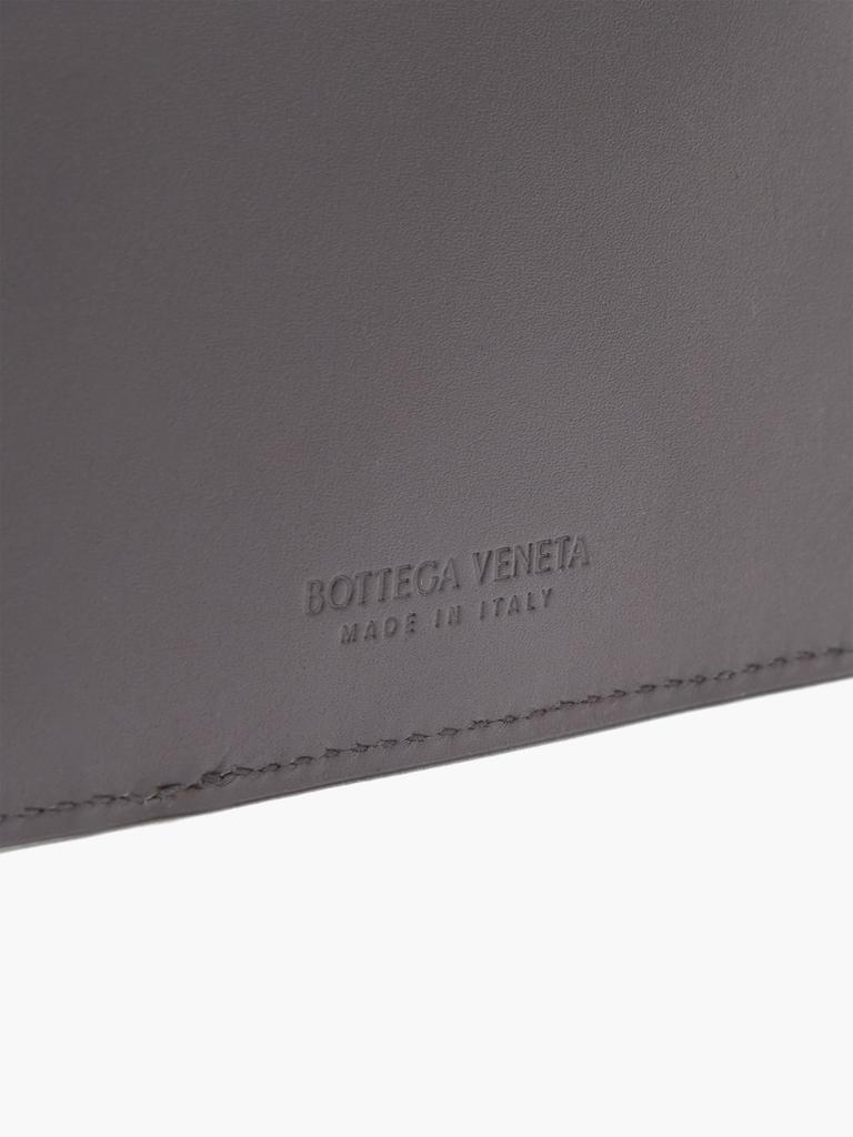 Bi-colour zipped Intrecciato-leather cardholder商品第2张图片规格展示