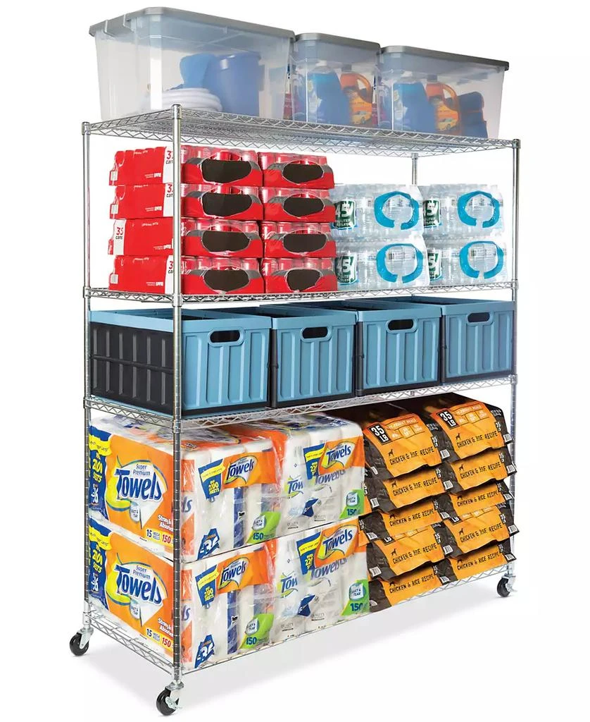 MEGA RACK 4-Tier NSF Steel Wire Shelving 商品