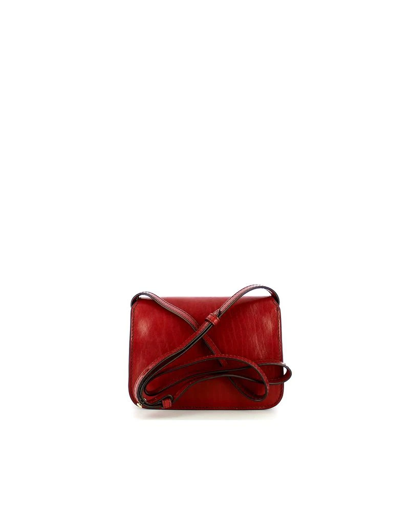 商品The Bridge|Red Leather Lucrezia Crossbody Bag,价格¥1109,第3张图片详细描述