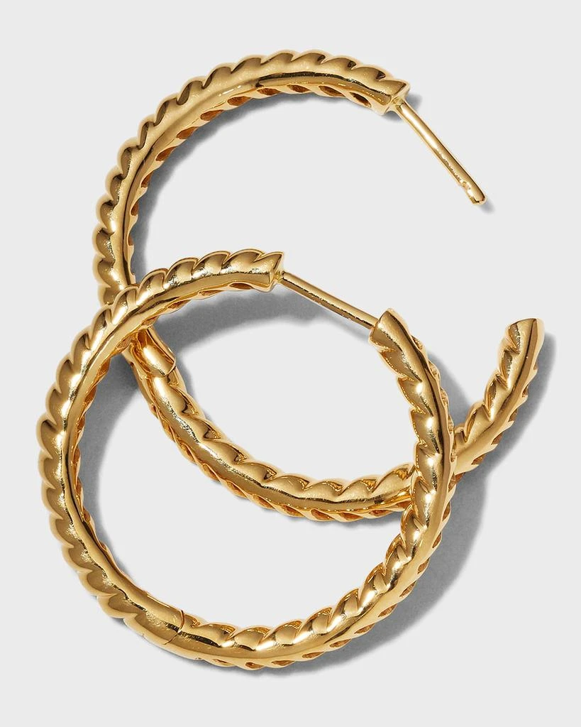 商品Anita Ko|18k Yellow Gold Zoe Braided Hoop Earrings,价格¥23934,第5张图片详细描述