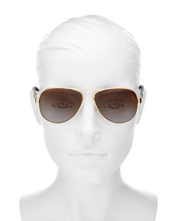 商品Tory Burch|Women's Polarized Aviator Sunglasses, 57mm,价格¥1571,第2张图片详细描述