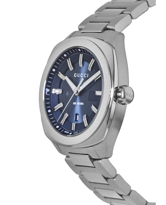 Gucci GG2570 Blue Dial Stainless Steel Men's Watch YA142303商品第3张图片规格展示