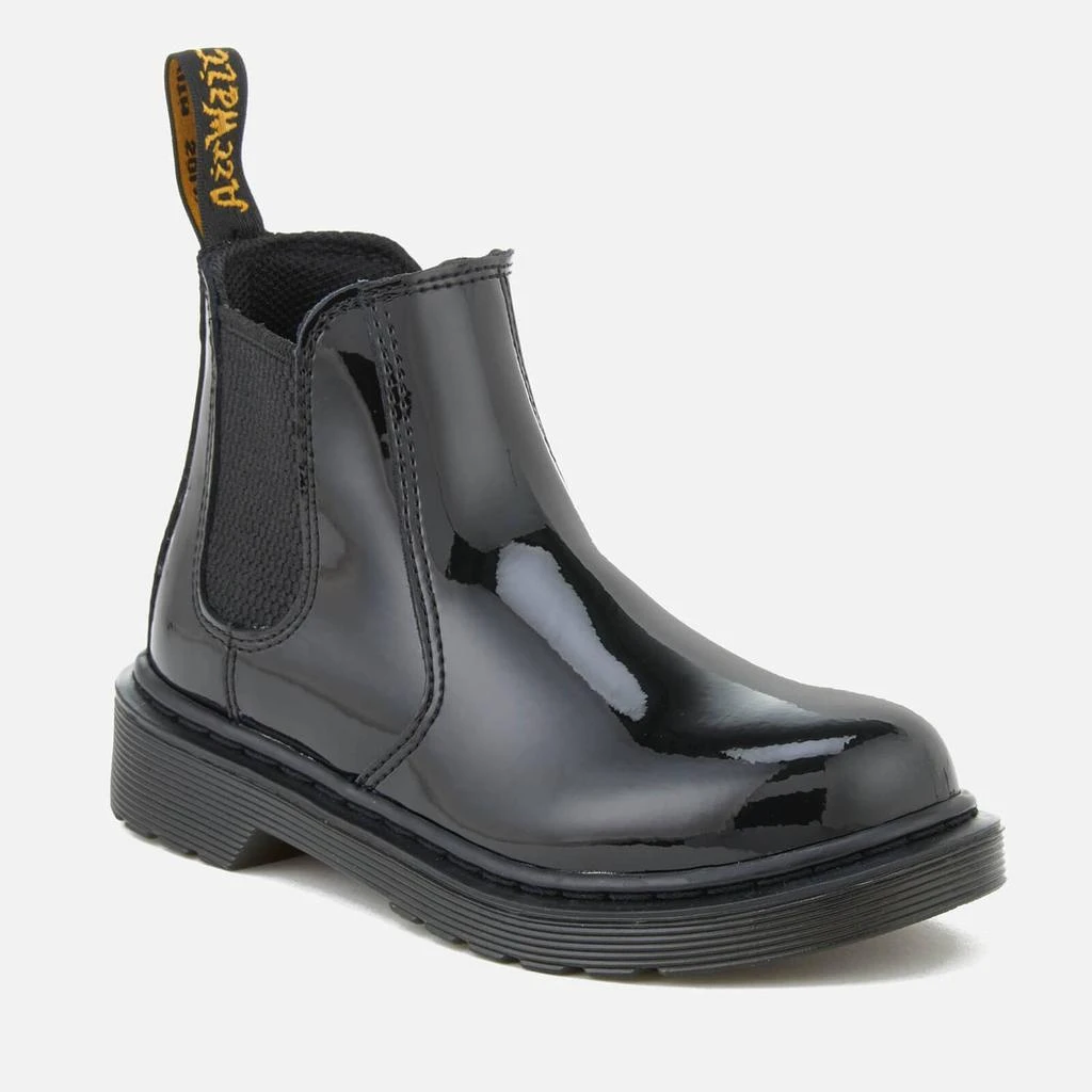 商品Dr. Martens|Dr. Martens Kids' Banzai Patent Lamper Leather Chelsea Boots - Black,价格¥398,第2张图片详细描述