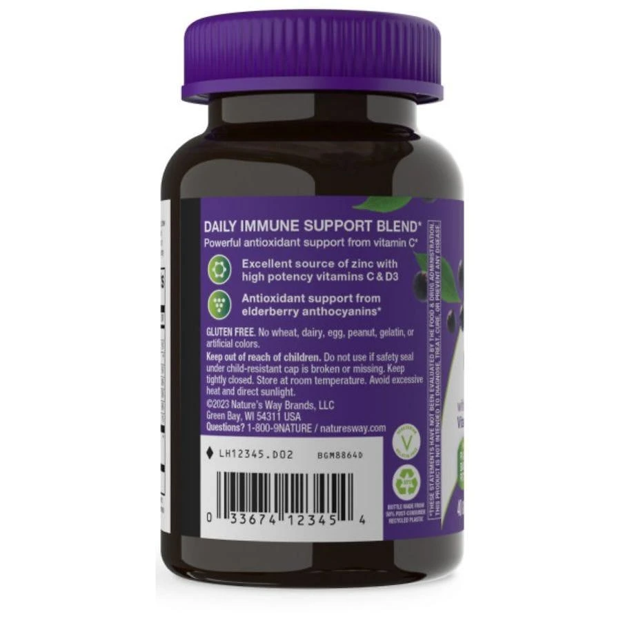 商品Nature's Way|Sambucus Gummies Elderberry,价格¥104,第2张图片详细描述