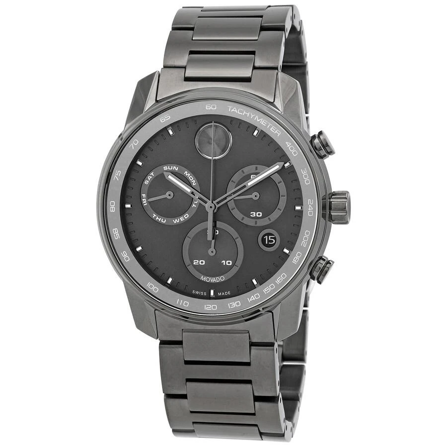商品Movado|Bold Verso Chronograph Quartz Gunmetal Dial Men's Watch 3600867,价格¥5084,第1张图片