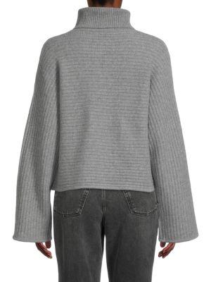 Dolman Merino Wool Turtleneck Sweater商品第2张图片规格展示