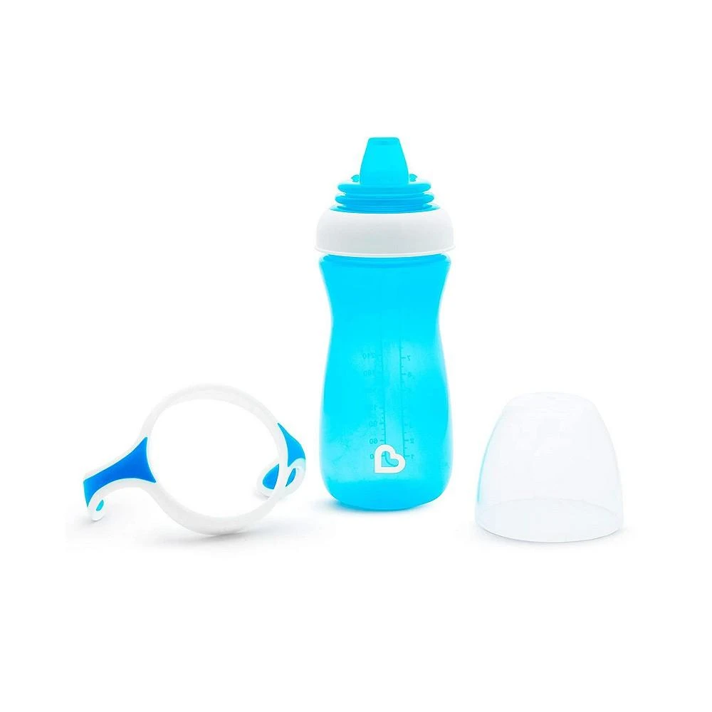 商品Munchkin|Gentle Transition Sippy Cup with Removable Handles, 10 oz, Blue,价格¥121,第2张图片详细描述
