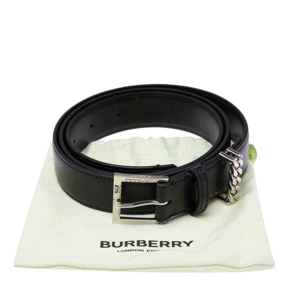 Burberry Black Leather Grace Buckle Belt L 商品