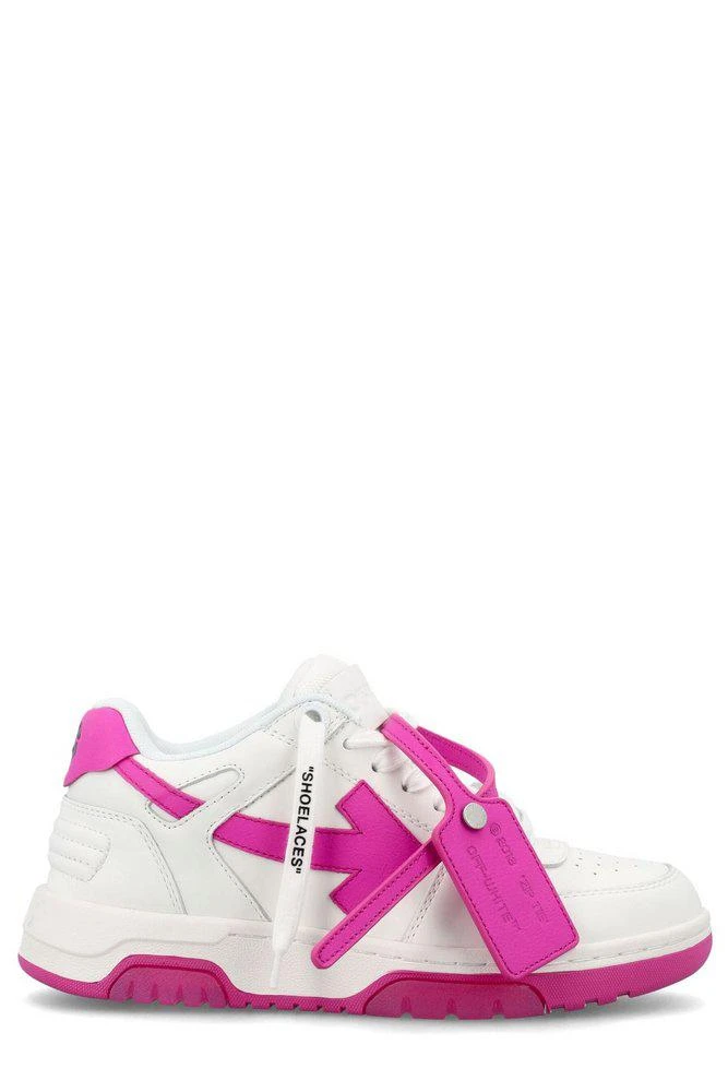 商品Off-White|Off-White Out Of Office Round Toe Lace-Up Sneakers,价格¥3295,第1张图片