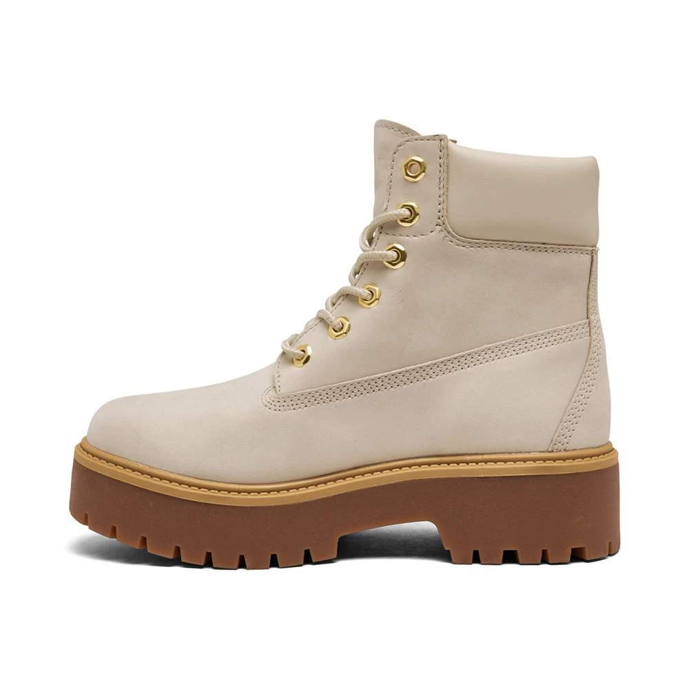 商品Timberland|Women's Stone Street 6" Water Resistant Platform Boots from Finish Line,价格¥1004,第3张图片详细描述