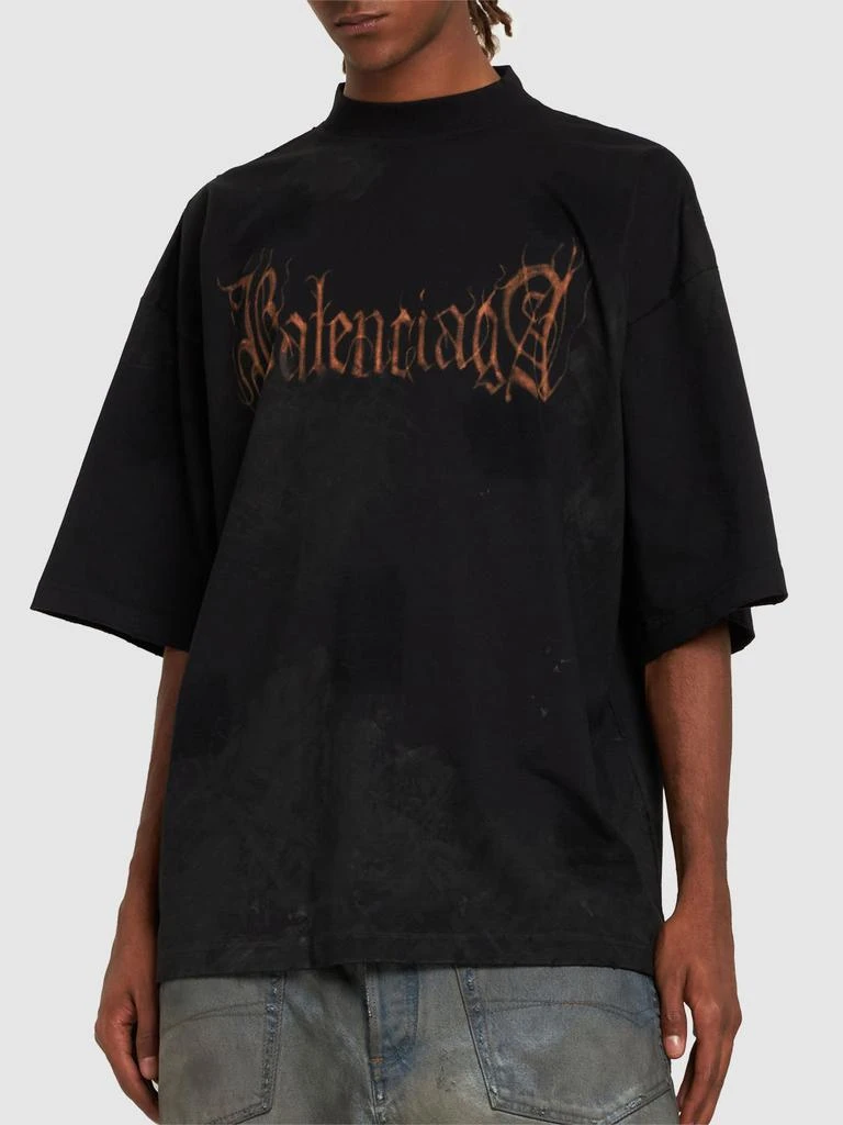 商品Balenciaga|Cotton Jersey T-shirt,价格¥7607,第2张图片详细描述