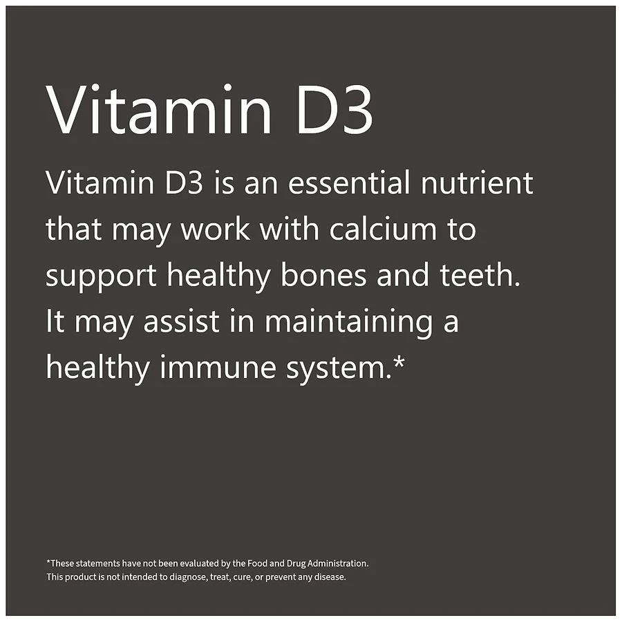 Vitamin D3 25 mcg (1000 IU) Softgels (200 days) 商品