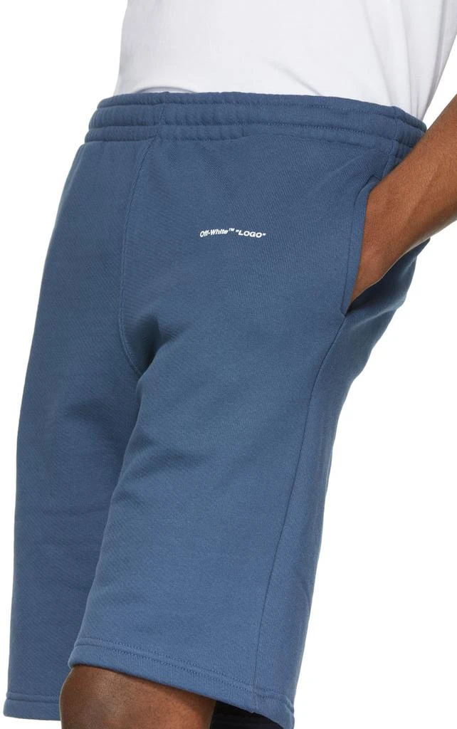 商品Off-White|Blue Logo Sweat Shorts,价格¥1341,第4张图片详细描述
