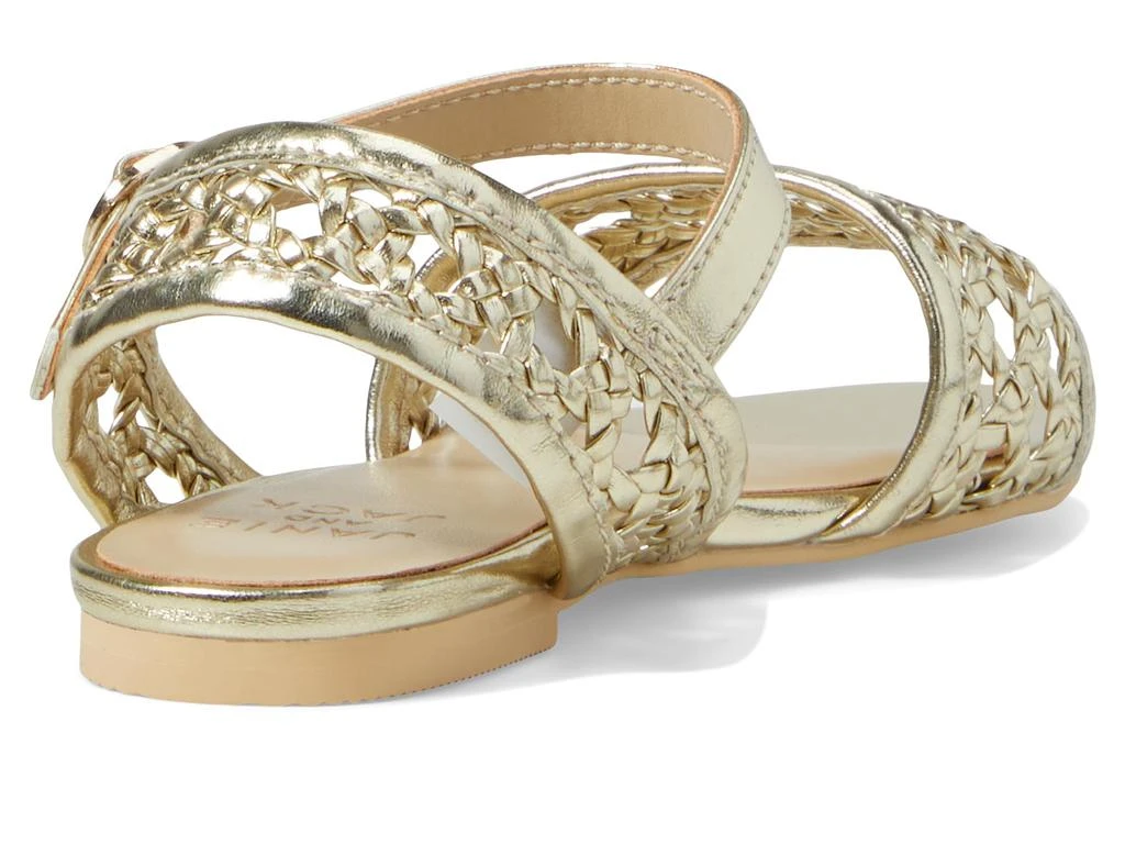 商品Janie and Jack|Metallic Basket Weave Sandals (Toddler/Little Kid/Big Kid),价格¥379,第5张图片详细描述
