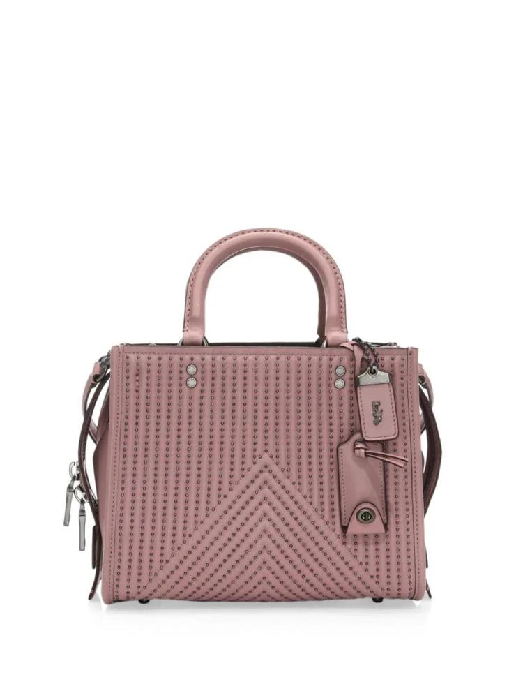 商品Coach|Rivet Rouge 真皮手提包,价格¥2755,第1张图片