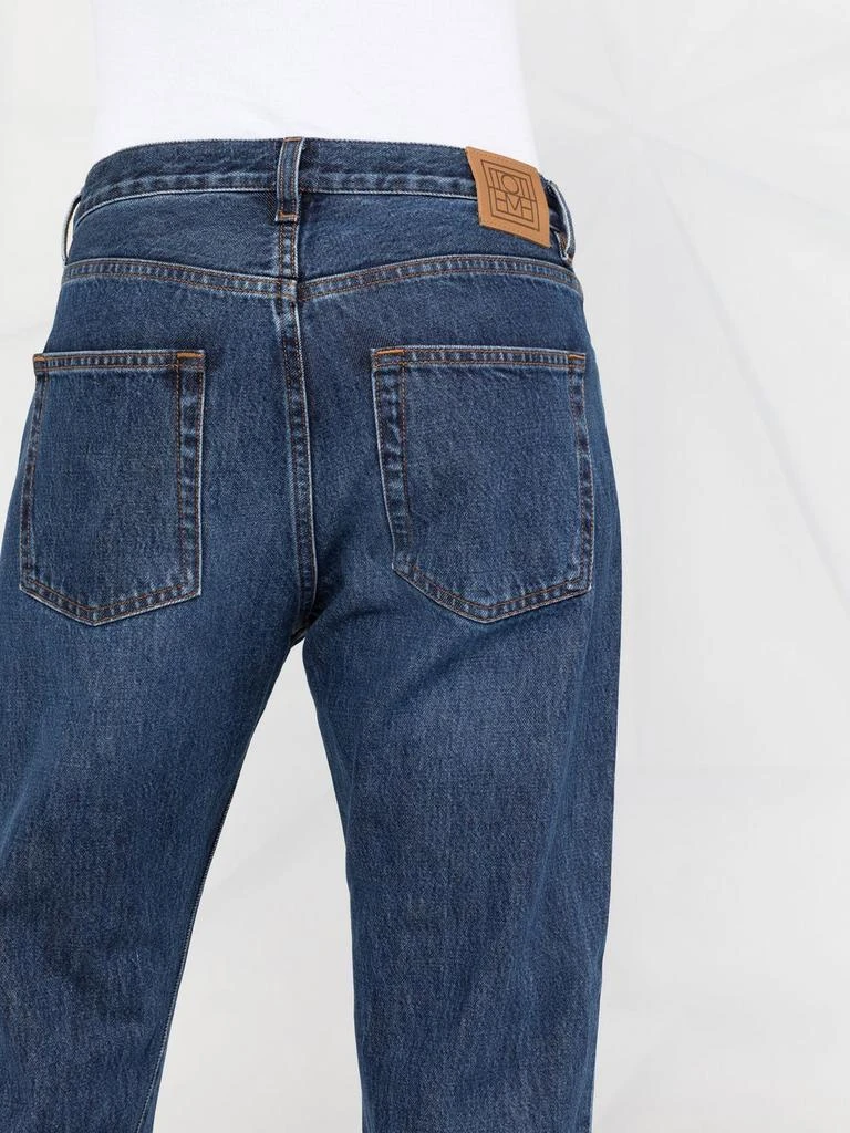 商品Totême|TOTEME - Straight Leg Cropped Denim Jeans,价格¥2685,第4张图片详细描述