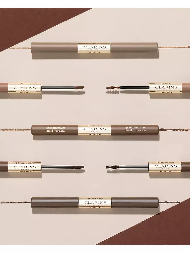 商品Clarins|Brow Powder &amp; Tinted Brow Gel Duo,价格¥224,第4张图片详细描述