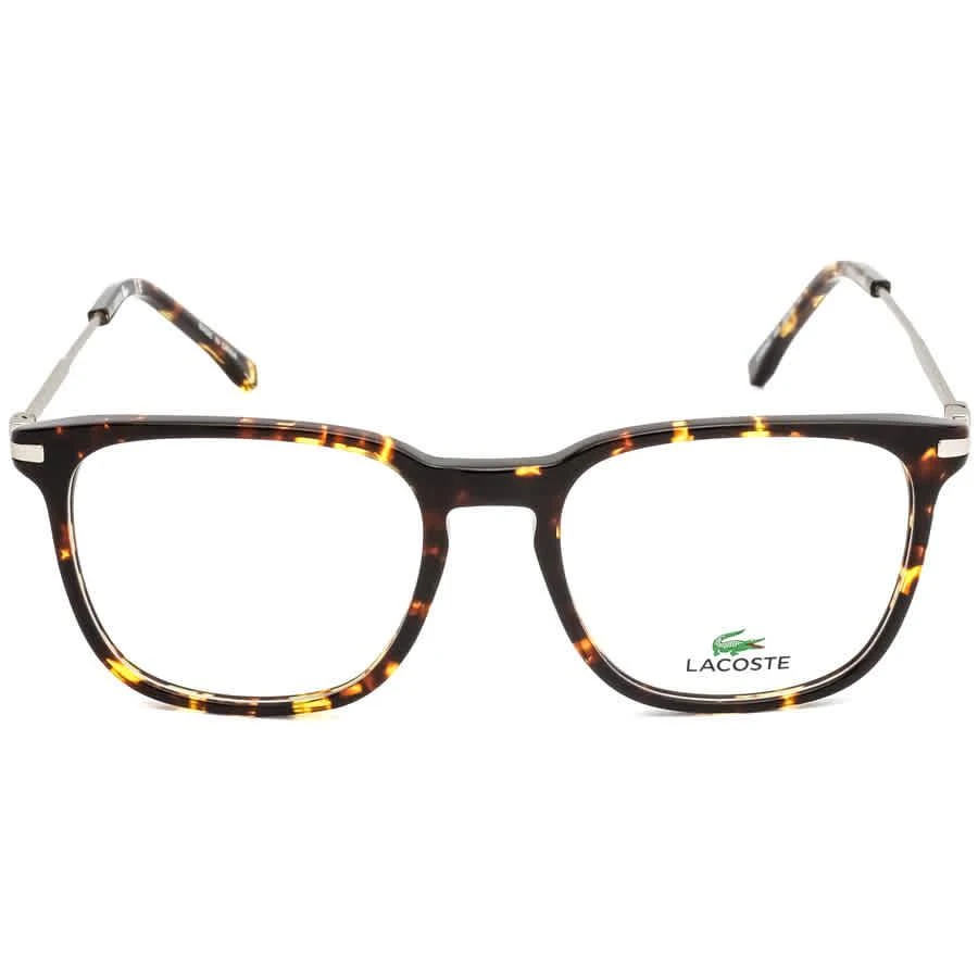 商品Lacoste|Lacoste Mens Tortoise Square Eyeglass Frames L2603ND22052,价格¥330,第2张图片详细描述