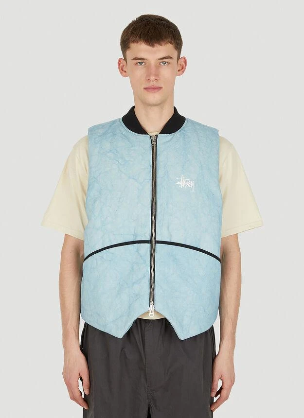 商品STUSSY|Primaloft Sleeveless Jacket in Blue,价格¥897,第1张图片