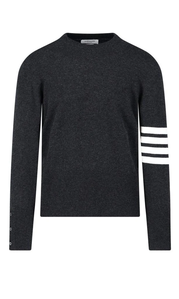 商品Thom Browne|Thom Browne 4-Bar Crewneck Jumper,价格¥8079,第1张图片