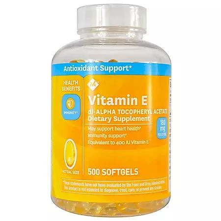 商品Member's Mark|Member's Mark Vitamin E Softgels, 180 mg, 500 ct.,价格¥82,第1张图片