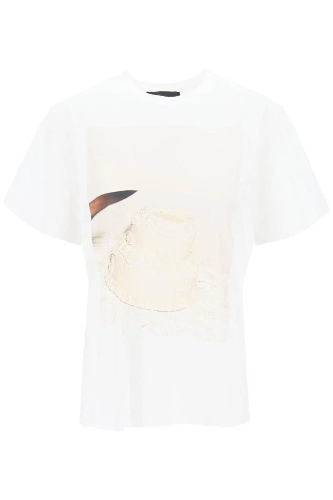 商品Simone Rocha|Cutting Cake Crew-Neck T-Shirt,价格¥1019,第1张图片