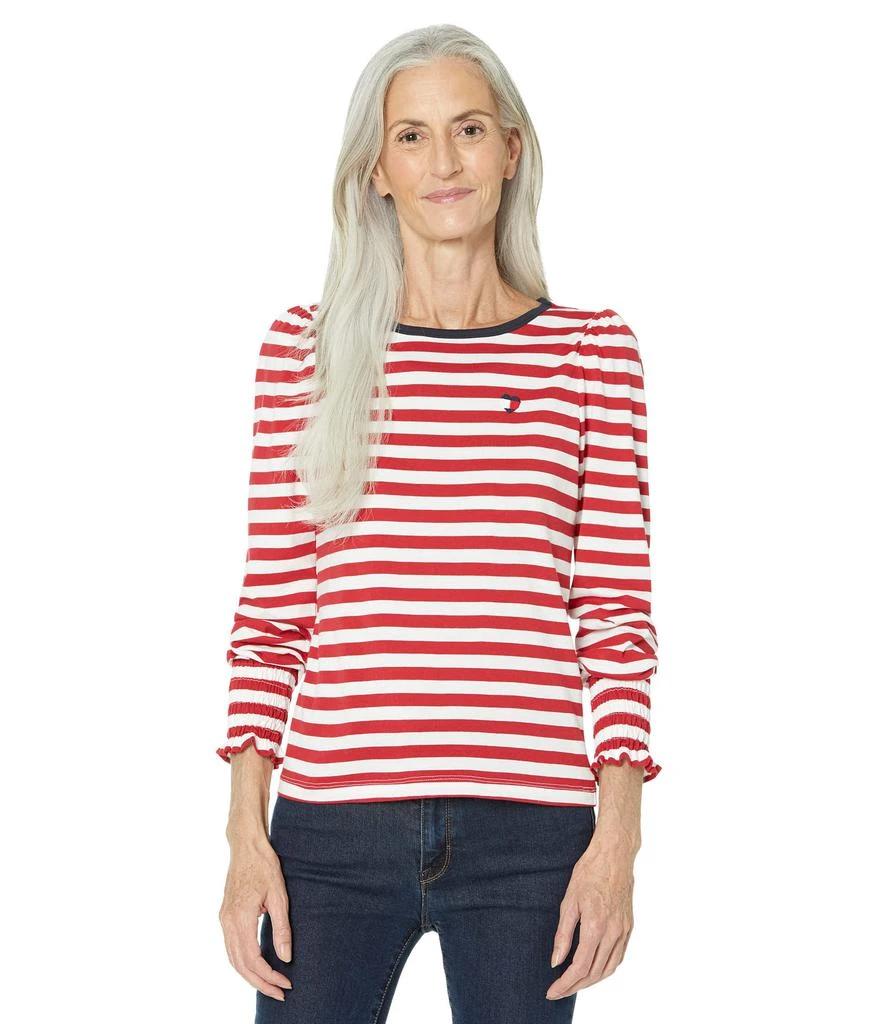 商品Tommy Hilfiger|Long Sleeve Smock Cuff Tee,价格¥253,第1张图片