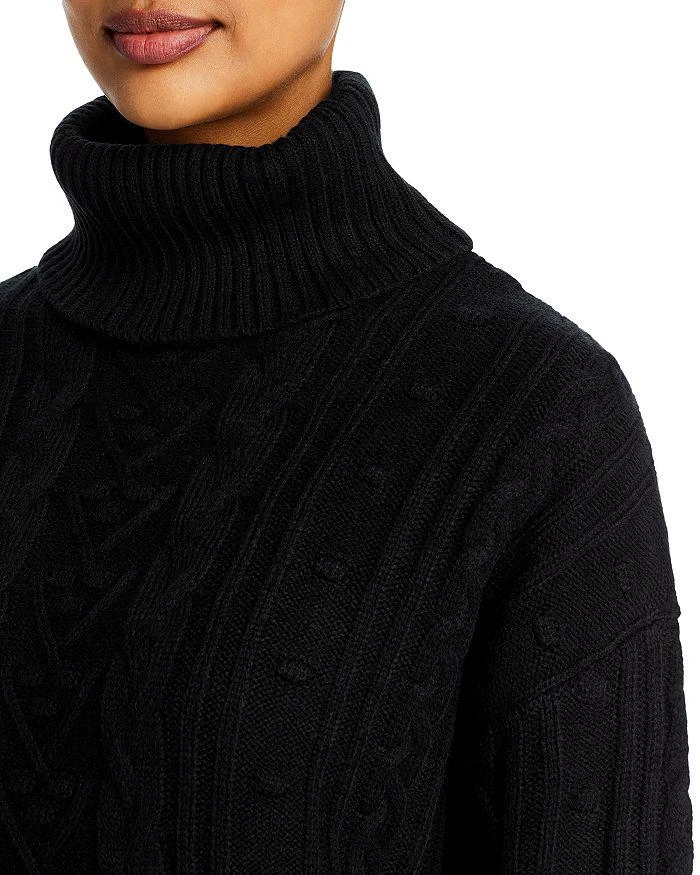 商品AQUA|Layered Look Turtleneck Sweater,价格¥196,第5张图片详细描述