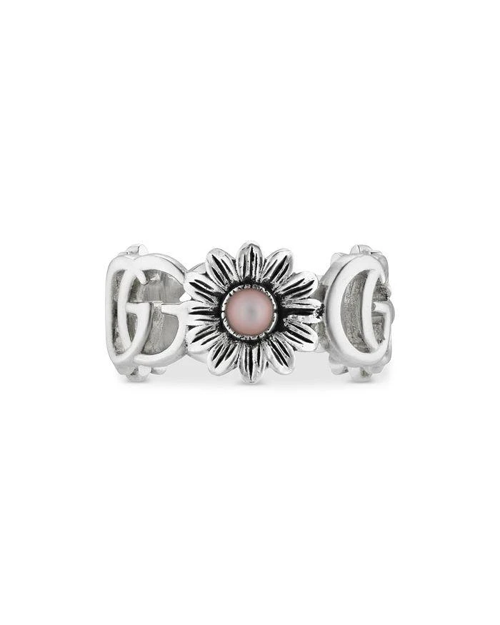 商品Gucci|Sterling Silver GG Marmont Mother-of-Pearl Ring,价格¥3706,第4张图片详细描述