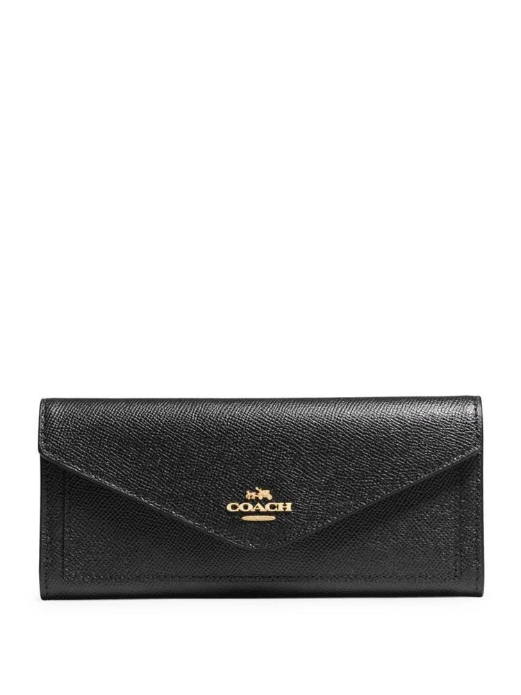 商品Coach|Snap-Flap Leather Wallet,价格¥780,第1张图片