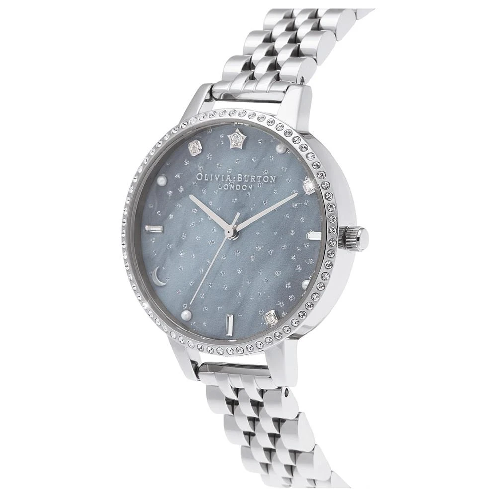 商品Olivia Burton|Women's Celestial Stainless Steel Bracelet Watch 34mm,价格¥880,第2张图片详细描述