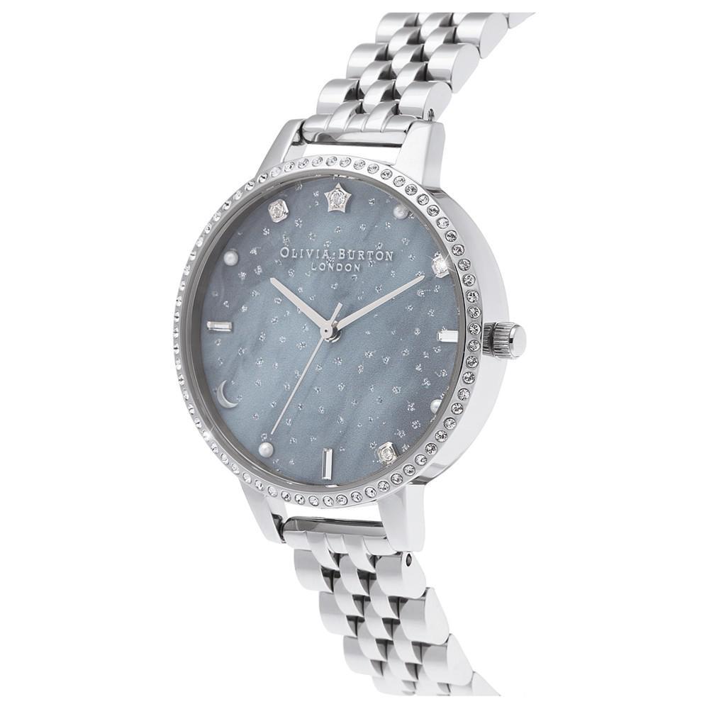 商品Olivia Burton|Women's Celestial Stainless Steel Bracelet Watch 34mm,价格¥862,第4张图片详细描述