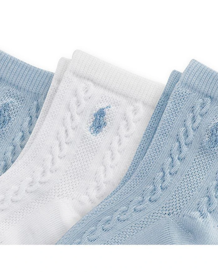 商品Ralph Lauren|Boys' Cable Texture Sock Set - Baby,价格¥147,第2张图片详细描述