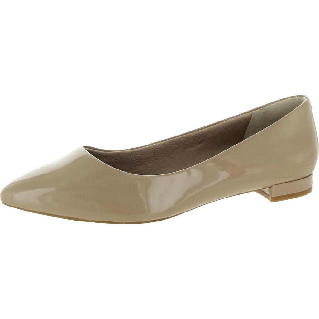 Rockport Womens Adelyn Patent Pointed Toe Ballet Flats商品第1张图片规格展示