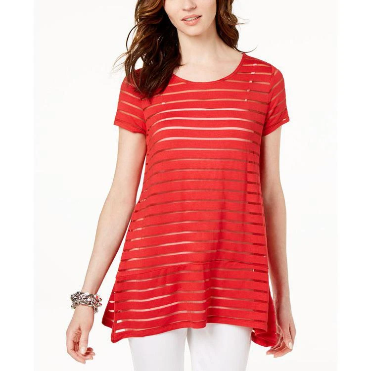 I.N.C. Illusion-Striped Top, Created for Macy's 商品