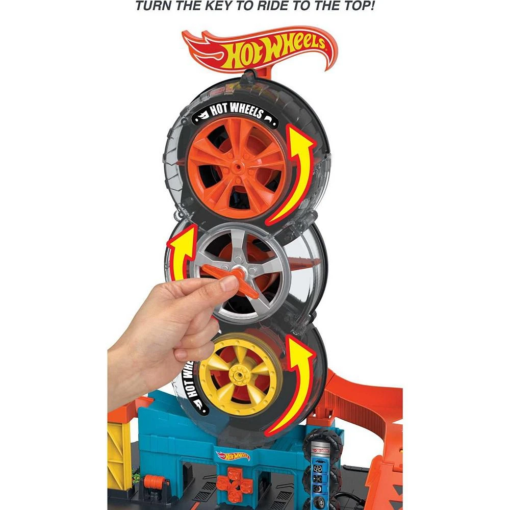 商品Hot Wheels|City Super Twist Tire Shop,价格¥113,第2张图片详细描述