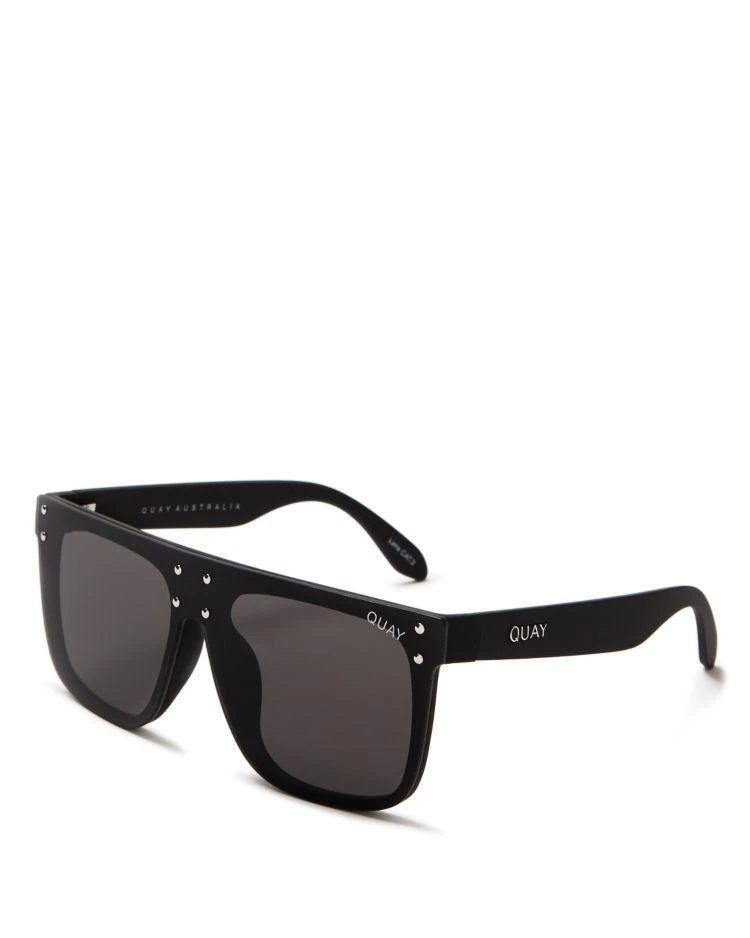 商品Quay|Quay Women's Hidden Hills Shield Sunglasses, 55mm,价格¥556,第2张图片详细描述