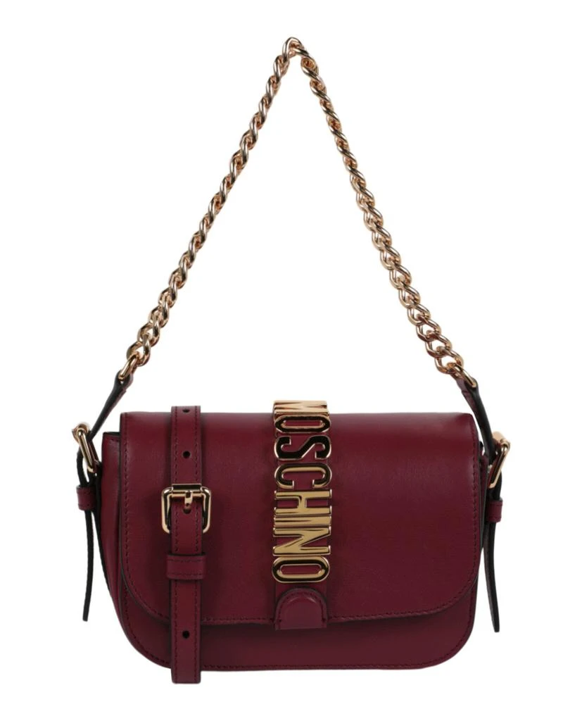 商品Moschino|Logo Leather Belt Shoulder Bag,价格¥5633,第1张图片