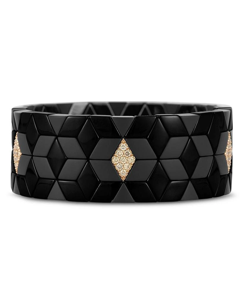 商品Roberto Demeglio|18K Rose Gold Black Ceramic & Diamond Statement Bracelet,价格¥26460,第1张图片详细描述
